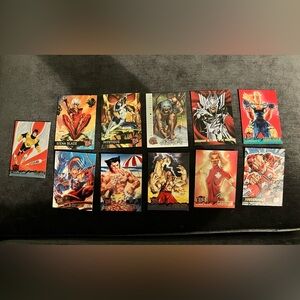 11 1990’s MARVEL COMICS Cards